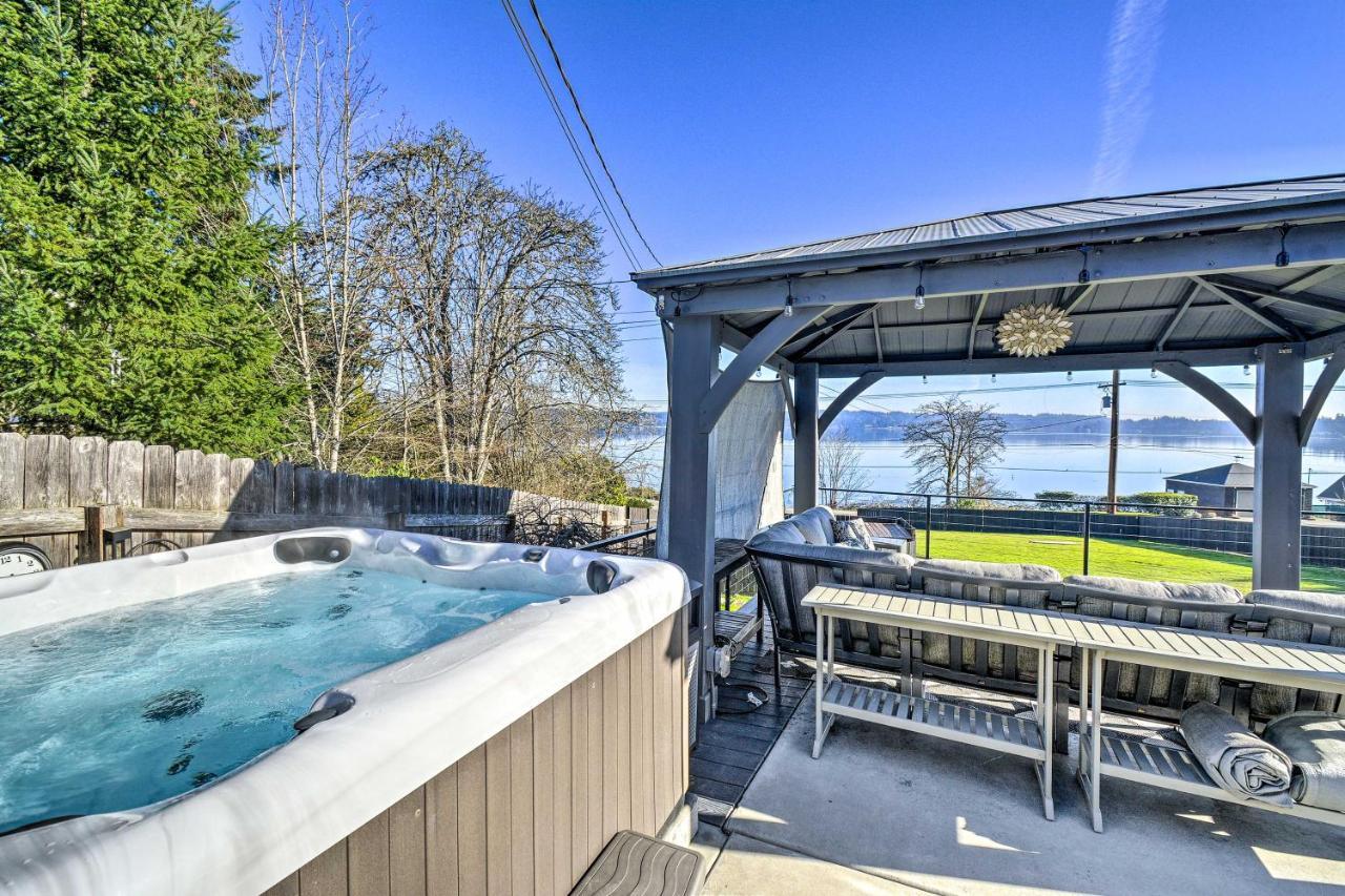 Puget Sound Cabin With Hot Tub And Water Views! Bremerton Exterior foto