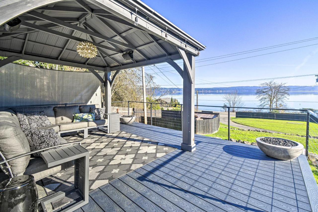 Puget Sound Cabin With Hot Tub And Water Views! Bremerton Exterior foto